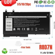 ✅LOT 1-20x R8D7N Battery For Dell Latitude 5400 5500 E5400 Inspiron 7590 2-in-1  picture