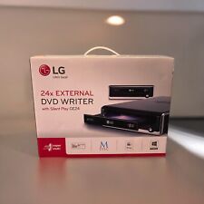 LG 24X External Super Multi M-Disc DVD Writer With Silent Play GE24 Open Box picture