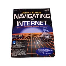 Navigating the Internet Deluxe Edition vintage  Software Sam’s Publishing 1994 picture
