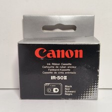 Canon IR-50II Black Ink Ribbon Cassette 2 Pack Twin Typestar Factory Seal picture