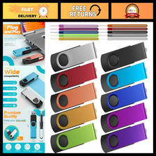 64GB USB Flash Drive Pack of 10 - Bulk Thumb Drives, High-Speed USB 2.0 Storage picture