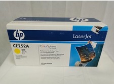 Genuine Original Hp 504A Ce252a Yellow Toner Cartridge For Hp Cp3525 picture