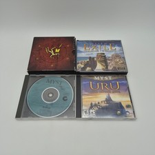 Myst PC Game Lot: Myst,  Riven The Sequel To Myst, Myst III Exile, & Myst Uru picture