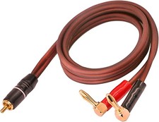 Banana Plug To Rca Speaker Cablespeaker Wire Rca Male To Banana Plugs2banana 4 picture