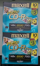 maxell  CD-R PRO for photo 10PK 10 pack NEW lot of 2 picture