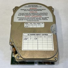 Miniscribe 8051A HD493934E Vintage Hard Disk Drive Longmont CO For Parts-Repair picture