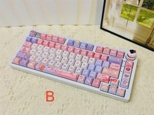 Card Captor KINOMOTO SAKURA KeyCaps Anime PBT 142 Keys For Cherry MX Keyboard picture