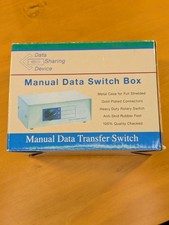 Data Switch Box, Green Metal Rotary Manual A,B,I/0 Telephone Type picture