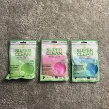3 X Super Clean The High - Tech Cleaning Compound Green - Pink - Blue - New picture