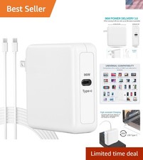 Sleek 96W USB-C Laptop Charger - Ideal for MacBook Pro, Air & Other Devices picture