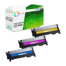 TCT 3PK CLT406S Color Toner Cartridge Set For Samsung CLP 360 365 CLX 3300 3305 picture