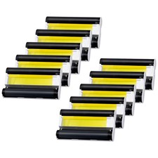 Canon KP-108IN Compatible Color Ink Paper Set for Selphy CP1300/CP1200 - Lot picture