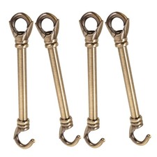 Elegant Coffee Metal Hanging Light Rod with Hook for Pendant Lamp Fixture Repair picture