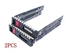 2PCS 3.5 Inch SAS SATA HDD Hard Drive Tray Caddy For HP ProLiant DL20 G10 Gen10 picture