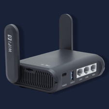 GL-AXT1800 Slate AX Portable Travel Router, Wi-Fi 6, VPN, USB3.0, TF Slot picture