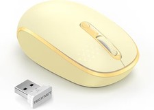Wireless Mouse, 2.4G Quiet Computer Mouse with USB Receiver, 4 Buttons Portab... picture
