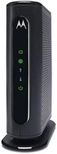 Motorola High Speed ​​Cable Modem MB7420 16x4 Black Refurbished Power Cable picture