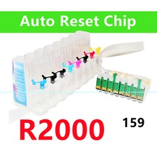 Refillable Empty Cis ciss ink system Stylus R2000 Printer T159 159 ARC chip* picture