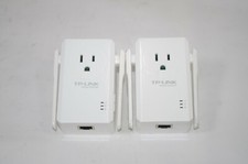 TP-LINK 300Mpbs Wi-Fi Range Extender Power Outlet Pass TL-WA860RE N300 (2Pack) picture