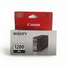 NEW Canon PGI-1200 Ink Jet Cartridge Black OEM Genuine FACTORY SEALED picture
