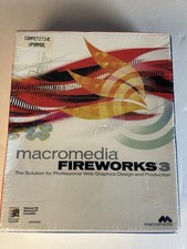 Macromedia Fireworks 3 Windows Web Graphics Design and Production New Sealed picture