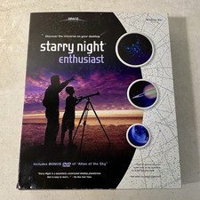 STARRY NIGHT ENTHUSIAST Windows/Mac 4.5 Version CD-ROM, DVD & BOOK - Atlas of... picture