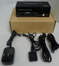 HDMI & DP KVM Switch 2 x 3 3-Channel Monitor New / Open Box picture