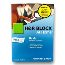 H&R Block at Home Basic 2009 for Windows & MAC NEW SEALED picture