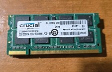 Crucial PC2-6400 2 GB SO-DIMM 800 MHz DDR2 SDRAM Memory (CT25664AC800) picture