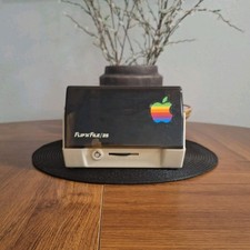 Vintage Apple Computer Flip'n'File/25 5.25 Floppy Disk Storage Case Rainbow Logo picture