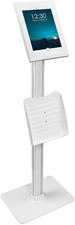 Anti-Theft Ipad Tablet Floor Stand Kiosk with Literature Holder picture