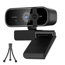 C28 720P HD USB Webcam Computer Camera with Clip Flexible Tripod PC Laptop picture