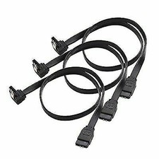 Cable Matters 90 Degree Right Angle 6.0 Gbps 1.5ft SATA III Cable - Pack of 3 picture