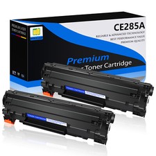 2PK CE285A Black Tone Cartridge for HP LaserJet P1102W M1217nfw MFP P1102W P1102 picture