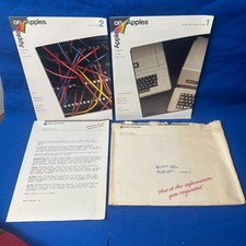 Apple On Apples Magazine Vol 1 No 1 & 2 (1982) Original Apple w/Mailing Envelope picture