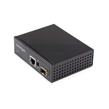 StarTech.com PoE+ Industrial Fiber to Ethernet Media Converter 60W - SFP to R... picture