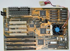 ASUS PCI/I-P54SP4 Socket 5 ISA Retro Motherboard + Pentium 100MHz + 32MB RAM picture