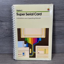 Apple II Super Serial Card Installation and Operating Manual 1981 Sealed picture