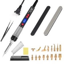 3D Printer Smoothing Tool Kit, 80W Heat Set Insert Tool LCD display Digital S... picture