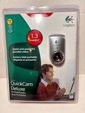 Logitech QuickCam Deluxe for Notebooks 1.3MP USB Webcam – New Sealed Video Call picture