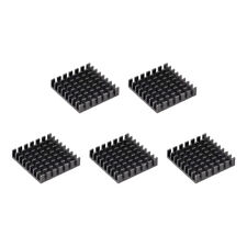 Electronic Radiators Heatsink for MOS GPU IC Chip Black 28 x 28 x 6 mm 5pcs picture