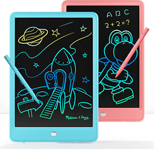 LCD Writing Tablet 2 Pack, Reusable Kids Drawing Tablet with 10Inch Color Burst  picture