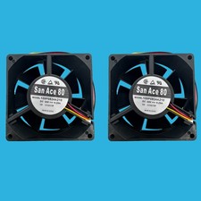 2PCS For Sanyo SANACE80 109P0824A210 Inverter Cooling Fan 24VDC 0.29A 8032 3Pins picture