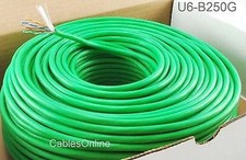 250ft Solid CAT6E CMR 550 Mhz, High-Performance 23 AWG Copper Bulk Cable, Green picture