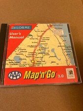 AAA Map N Go 2.0 Delorme Complete Travel Planner CD-Rom Windows 95 picture