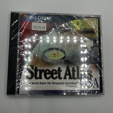 DeLorme Street Atlas USA Version 8.0 2-CD Set Factory Sealed Vintage PC Software picture