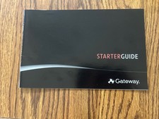 Gateway Starter Guide Booklet Manual Only Windows 7 GDE V R1 1-07 VTG Computers picture