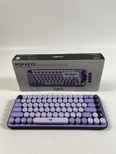 Logitech POP Keys Wireless Mechanical Keyboard with Emoji Keys - Cosmos picture