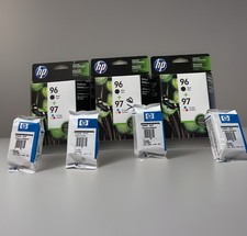 Huge Lot New GENUINE HP 96 BLACK 97 TRI-COLOR INK CARTRIDGES C9353FN Sealed picture