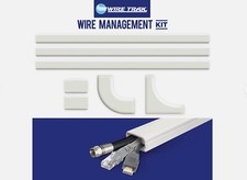 Wire Trak 500 Series Wire Raceway Kit 1” x 1/2” Peel & Stick 27’ 8” White picture